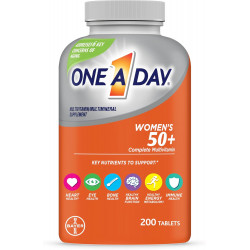 Таблетка мультивітамінів One A Day для жінок 50+, полівітаміни для жінок з вітамінами A, C, D, E та цинком для підтримки імунного здоров’я*, кальцієм тощо, 200 шт.