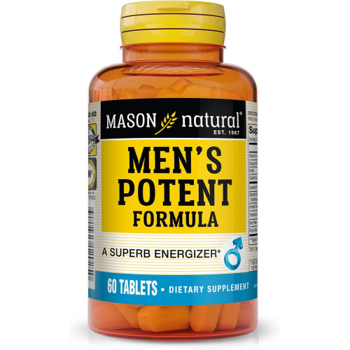Чоловіча потужна формула MASON NATURAL - підтримує енергію та продуктивність, покращує витривалість, витривалість і бадьорість, добавка трав’яного комплексу, 60 таблеток Чоловіча потужна формула MASON NATURAL - підтримує енергію та продуктивність, покращує витривалість, витривалість і бадьорість, добавка трав’яного комплексу, 60 таблеток