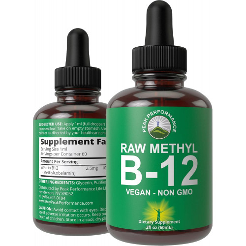Рідкі краплі Raw Methyl B12. Сублінгвальна швидкодіюча вдосконалена веганська вітамінна добавка B 12. Вітаміни метилкобаламіну B-12 з високою біодоступністю для енергії, зосередженості та полегшення. Для чоловіків + жінок Рідкі краплі Raw Methyl B12. Сублінгвальна швидкодіюча вдосконалена веганська вітамінна добавка B 12. Вітаміни метилкобаламіну B-12 з високою біодоступністю для енергії, зосередженості та полегшення. Для чоловіків + жінок