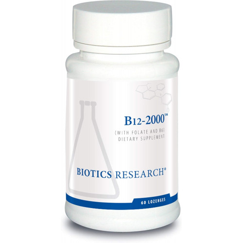 Biotics Research B12 Lozenges Вітамін B6 і B12 2 пастилки з фолатом 6 пастилок Biotics Research B12 Lozenges Вітамін B6 і B12 2 пастилки з фолатом 6 пастилок