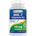 Best Naturals Vitamin K2 (MK7) with D3 Supplement Bone and Heart Health (5000 МО вітаміну D3 & 100 мкг вітаміну K2 MK7), 180 таблеток Best Naturals Vitamin K2 (MK7) with D3 Supplement Bone and Heart Health (5000 МО вітаміну D3 & 100 мкг вітаміну K2 MK7), 180 таблеток
