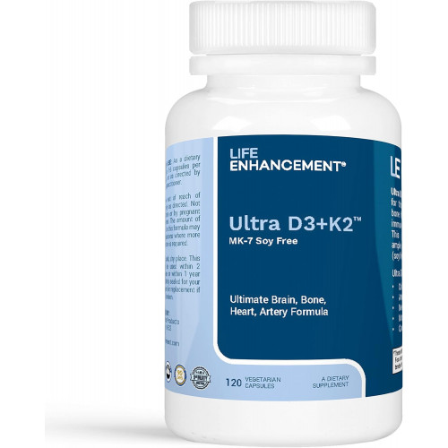 Ultra D3/K2 Вітамін D3 2000 МО з вітаміном K2 - добавка вітаміну D для здорового формування кісток, здоров'я серцево-судинної системи та підтримки імунітету - 120 порцій Ultra D3/K2 Вітамін D3 2000 МО з вітаміном K2 - добавка вітаміну D для здорового формування кісток, здоров'я серцево-судинної системи та підтримки імунітету - 120 порцій
