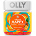 OLLY Hello Happy Gummy Worms, підтримка балансу настрою, вітамін D, шафран, жувальна добавка для дорослих, тропічний зінг - 60 шт. OLLY Hello Happy Gummy Worms, підтримка балансу настрою, вітамін D, шафран, жувальна добавка для дорослих, тропічний зінг - 60 шт.