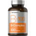 Horbäach Vitamin B-100 Complex | 100% добової норми | 300 таблеток | Вегетаріанська добавка без ГМО та глютену Horbäach Vitamin B-100 Complex | 100% добової норми | 300 таблеток | Вегетаріанська добавка без ГМО та глютену