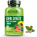 NATURELO One Daily Multivitamin для чоловіків - з вітамінами та мінералами + органічні повноцінні продукти - Доповнення для підвищення енергії, загального здоров'я - Без ГМО - 60 капсул - 2 місяці NATURELO One Daily Multivitamin для чоловіків - з вітамінами та мінералами + органічні повноцінні продукти - Доповнення для підвищення енергії, загального здоров'я - Без ГМО - 60 капсул - 2 місяці