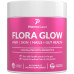 FLORA GLOW Hair, Skin, Nails Plus Gut Health Multivitamin for Women | Зроблено з пробіотиками, біотином 10 000 мкг, фолієвою кислотою, колагеном і кератином для швидшого росту волосся, ніж цукерки | 60 капсул. FLORA GLOW Hair, Skin, Nails Plus Gut Health Multivitamin for Women | Зроблено з пробіотиками, біотином 10 000 мкг, фолієвою кислотою, колагеном і кератином для швидшого росту волосся, ніж цукерки | 60 капсул.