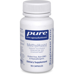 Pure Encapsulations MethylAssist 90's - Комплекс вітамінів B - Підтримка метилювання* - Здоров'я серця та мозку - Без ГМО та без глютену - 90 капсул