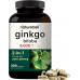 NatureBell Ginkgo Biloba 6000 мг з женьшенем 500 мг на порцію | 300 капсул – добавки з екстрактом гінко білоба максимальної сили – покращують пам’ять, концентрацію та здоров’я мозку NatureBell Ginkgo Biloba 6000 мг з женьшенем 500 мг на порцію | 300 капсул – добавки з екстрактом гінко білоба максимальної сили – покращують пам’ять, концентрацію та здоров’я мозку