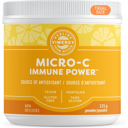 Vimergy Micro-C Immune Power TM * - 125 г – 69 порцій – 1000 мг/порція – Ніжна форма – Антиоксидантні фітонутрієнти – Підтримка імунітету та нервів – Переваги для кісток і хрящів – Безглютеновий – Кошерний – Веганський