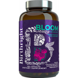 Birthright Complete Prenatal Supplement for Fetal Development… Фолієва кислота, холін + DHA, з печінки трав’яного вигодовування, риб’ячі яйця, молозиво, кістковий мозок, з повністю натуральною трав’яною сумішшю Bloom