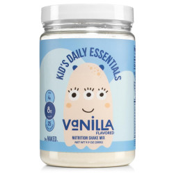 Vanilla Kids Daily Essentials, дитячий протеїновий коктейль з органічним молоком, 6 органічних овочів, 25 вітамінів і мінералів, без штучних підсолоджувачів, ароматизаторів, барвників і консервантів