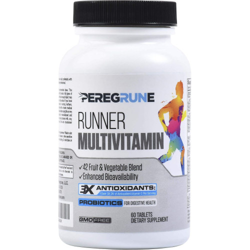 Runner Multivitamin – розроблений вітамін із антиоксидантами для здоров’я/відновлення під час бігу – Повний комплекс B для витривалості, енергії – Пробіотики, цільні продукти – Сертифіковані добавки для бігу Runner Multivitamin – розроблений вітамін із антиоксидантами для здоров’я/відновлення під час бігу – Повний комплекс B для витривалості, енергії – Пробіотики, цільні продукти – Сертифіковані добавки для бігу