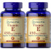 Puritan's Pride Vitamin E підтримує імунну функцію, 450 мг, 100 штук (упаковка з 2 штук) - Упаковка може відрізнятися
