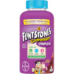 Flintstones Vitamins Complete Gummies, дитячі вітаміни з вітаміном C для малюків і дітей, вітаміни для дітей з вітамінами A, B6, B12, E і цинком, 180 шт.