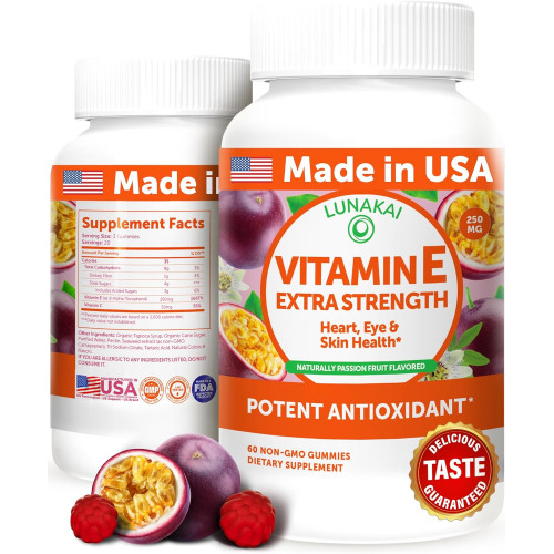 Показано переклад для запиту Vitamin E Gummies with Vitamin C - Tastiest Proprietary Formula - 250mg (400IU) Vitamin E - Antioxidant, Skin & Eye Health Support, Non-GMO, Vegan Vitamin E Supplement - Natural Vitamin E Gummy - 60 Count Показано переклад для запиту Vitamin E Gummies with Vitamin C - Tastiest Proprietary Formula - 250mg (400IU) Vitamin E - Antioxidant, Skin & Eye Health Support, Non-GMO, Vegan Vitamin E Supplement - Natural Vitamin E Gummy - 60 Count