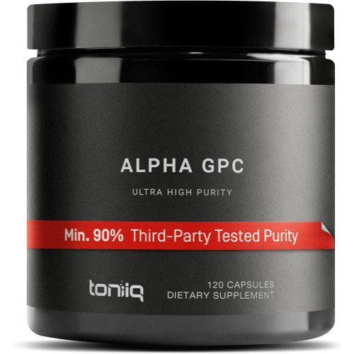Toniiq Ultra High Purity Alpha GPC Capsules - 600 мг концентрованої формули - 90%+ високоочищений і біодоступний ноотроп - 120 капсул Alpha GPC Supplement Toniiq Ultra High Purity Alpha GPC Capsules - 600 мг концентрованої формули - 90%+ високоочищений і біодоступний ноотроп - 120 капсул Alpha GPC Supplement
