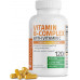 Bronson Vitamin B Complex with Vitamin C - Здоров'я імунітету, енергетична підтримка та підтримка нервової системи - Без ГМО, 120 вегетаріанських капсул Bronson Vitamin B Complex with Vitamin C - Здоров'я імунітету, енергетична підтримка та підтримка нервової системи - Без ГМО, 120 вегетаріанських капсул