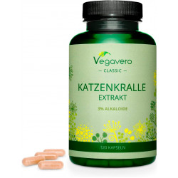 Котячий кіготь 500 мг  Vegavero® - 120 капсул