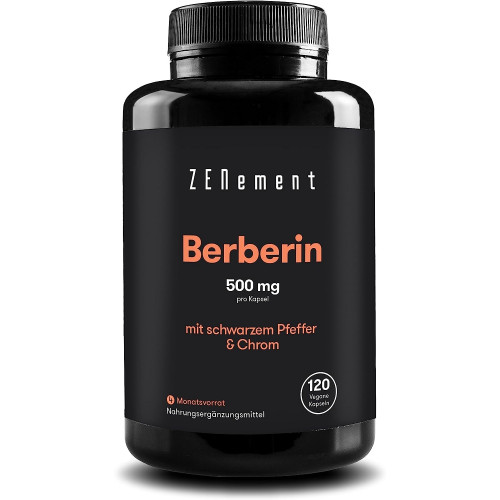 Берберин (Berberine) 500 мг Zenement - 120 капсул Берберин (Berberine) 500 мг Zenement - 120 капсул