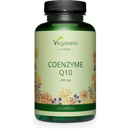 Коензим Q10 200 мг Vegavero® 120 капсул Коензим Q10 200 мг Vegavero® 120 капсул