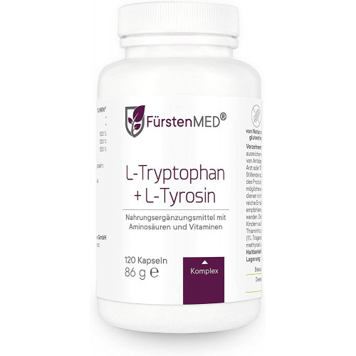 L-триптофан + L-тирозин FurstenMED - 120 капсул L-триптофан + L-тирозин FurstenMED - 120 капсул