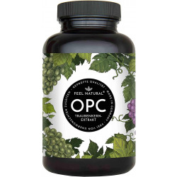 Екстракт виноградних кісточок OPC 1000 мг Feel Natural - 180 капсул