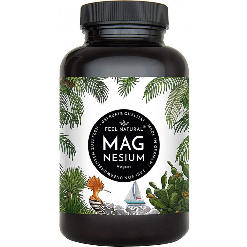 ЕЛЕМЕНТАРНИЙ (чистий) магній 664 мг Feel Natural – 180 капсул