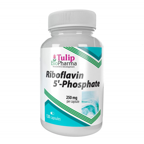 Вітамін В2 (Рибофлавін) 250 мг Tulip BioPharma - 120 капсул Вітамін В2 (Рибофлавін) 250 мг Tulip BioPharma - 120 капсул