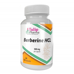 Берберин HCL (Berberine HCL) 500 мг Tulip BioPharma - 120 капсул