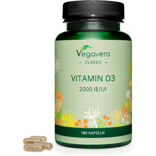 Вітамін D3 2000 МО Vegavero® - 120 капсул Вітамін D3 2000 МО Vegavero® - 120 капсул