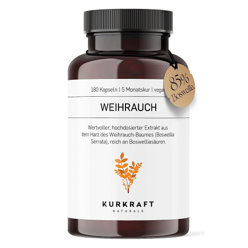 Екстракт ладану (Boswellia Serrata) 500 мг Kurkraft - 180 капсул
