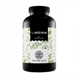 L-аргінін 3750 мг NATURE LOVE® – 180 веганських капсул