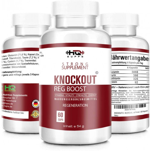 ЕКСТРЕМАЛЬНА РЕГЕНЕРАЦІЯ Knockout REG BOOST - 60 капсул