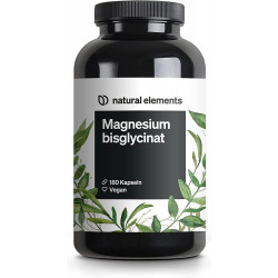 Бісгліцинат магнію (хелат магнію) 100 мг Natural Elements - 180 капсул