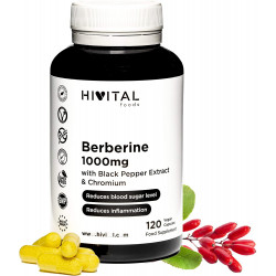 Берберин 1000 мг Hivital Foods - 120 капсул
