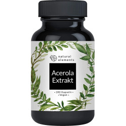 Вітамін С Ацерола 660 мг  Natural Elements -180 капсул