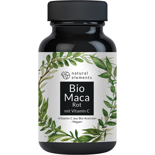 Органічна мака червона - 3000 мг Natural Elements - 180 капсул
