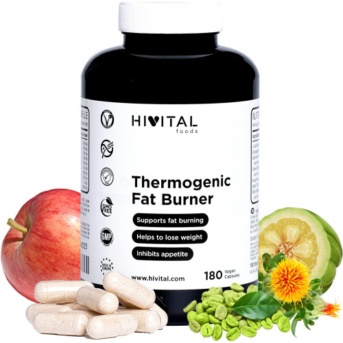 Термогенний спалювач жиру Hivital Foods - 180 капсул Термогенний спалювач жиру Hivital Foods - 180 капсул
