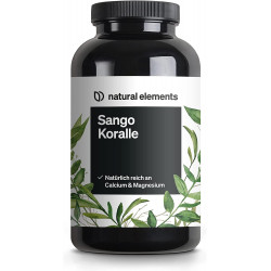 Морський корал Санго (Sango) (660 мг кальцію - 330 мг магнію)  Natural Elements - 180 капсул