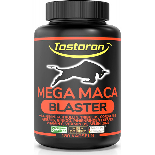 Мака Blaster Висока доза Tostoron - 180 капсул Мака Blaster Висока доза Tostoron - 180 капсул