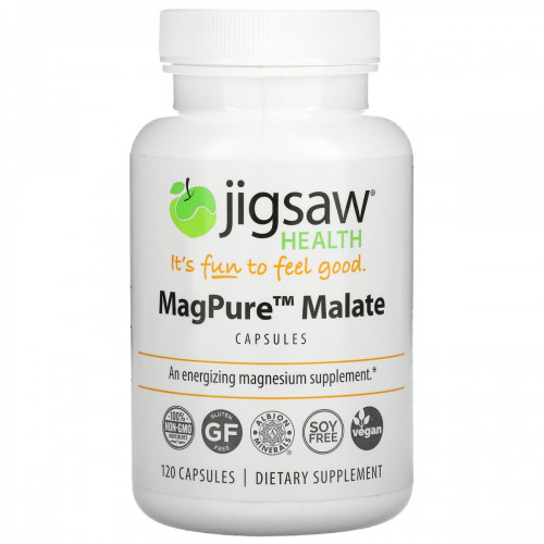 Магній малат (MagPure Malate) Jigsaw Health 120 капсул Магній малат (MagPure Malate) Jigsaw Health 120 капсул