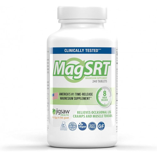 Магній (MAG SRT Magnesium) Jigsaw Health 240 пігулок Магній (MAG SRT Magnesium) Jigsaw Health 240 пігулок