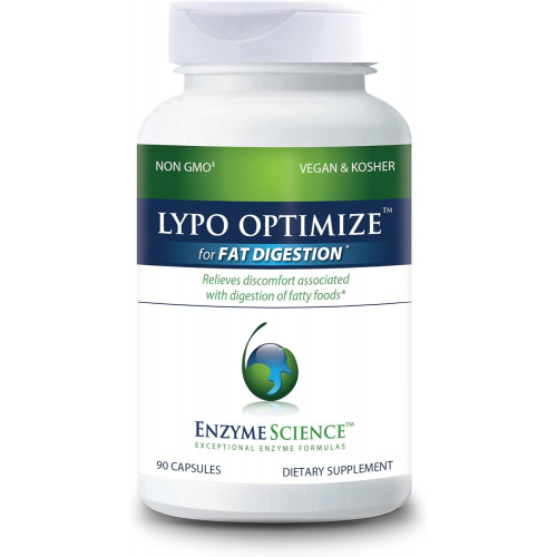 Ліпаза комплекс (Lypo Optimize) Enzyme Science 90 капсул Ліпаза комплекс (Lypo Optimize) Enzyme Science 90 капсул