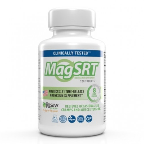 Магній (MAG SRT Magnesium) Jigsaw Health 120 пігулок Магній (MAG SRT Magnesium) Jigsaw Health 120 пігулок